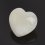 Сердечко агат белый Бразилия 2 см