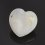 Сердечко агат белый Бразилия 2 см