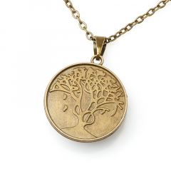 Кулон турмалин черный (шерл) Бразилия (биж. сплав, полимерная глина) круг 4,5 см