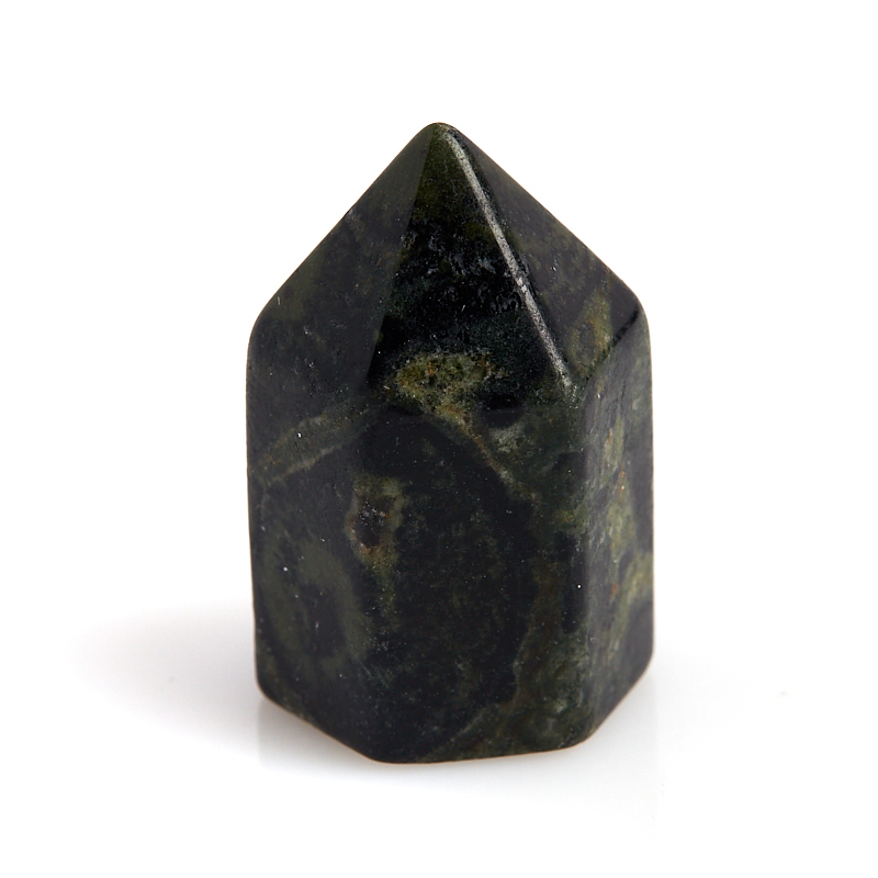 Кристалл яшма зеленая Мадагаскар (ограненный) (2-2,5 см) (1 шт)