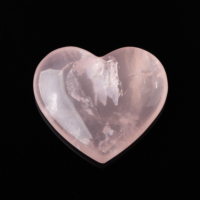 Сердечко розовый кварц Мадагаскар 3-3,5 см