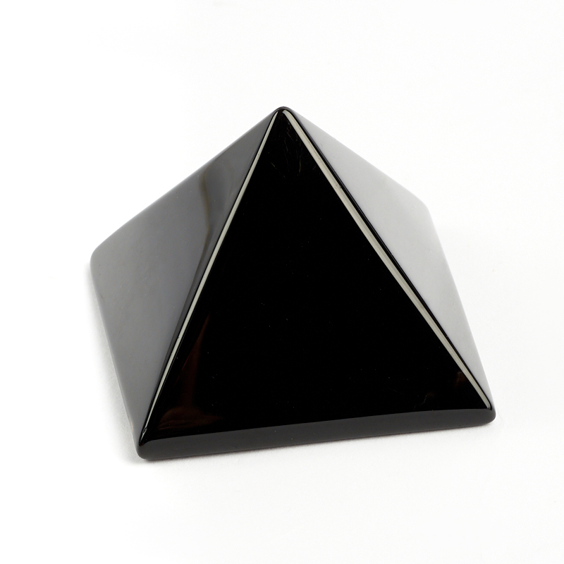 Пирамида агат черный Бразилия 3,5-4 см