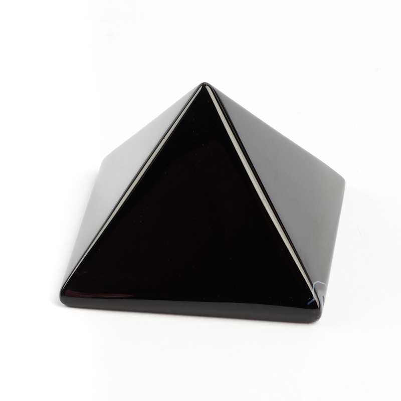 Пирамида агат черный Бразилия 4,5-5 см