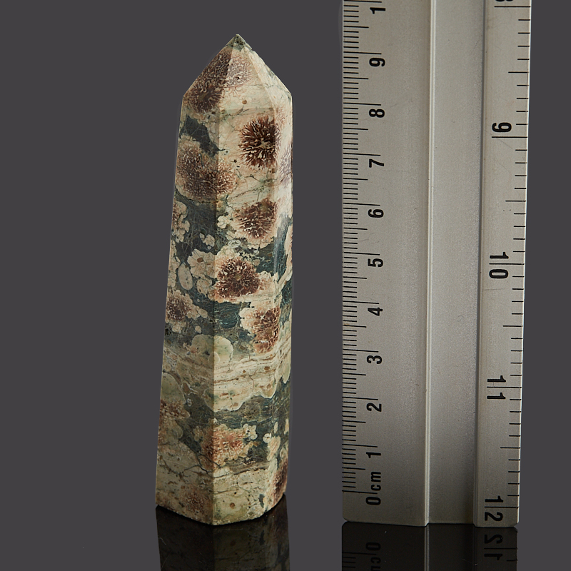 Кристалл яшма Мадагаскар (ограненный) M (7-12 см)