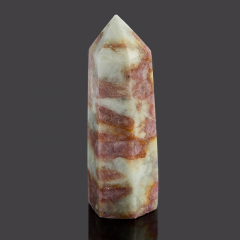 Кристалл турмалин розовый (рубеллит) Бразилия (ограненный) M (7-12 см)
