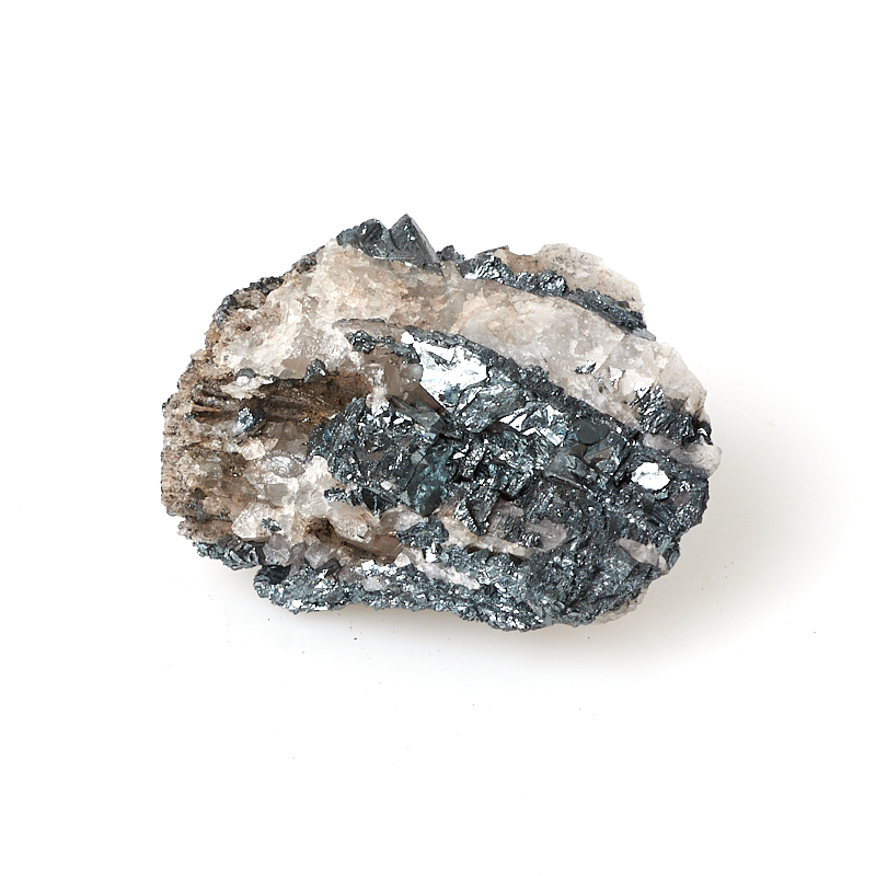 Образец микс гематит, кварц S (4-7 см) (1 шт)