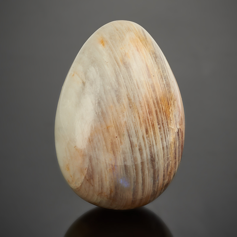 Яйцо лунный камень (беломорит) Россия 5,5-6 см