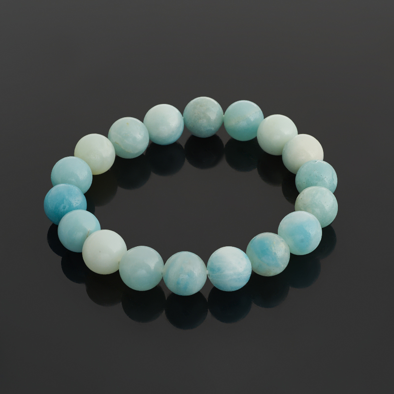 Браслет амазонит Перу 10 мм 16 см