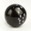 Шар обсидиан снежный США 5 см