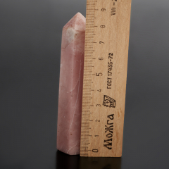 Кристалл опал розовый Перу (ограненный) M (7-12 см)