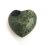 Сердечко яшма зеленая Мадагаскар 2 см