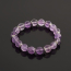 Браслет аметист Бразилия (сталь хир.) 10 мм 17 см