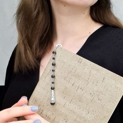 Закладка для книг шунгит Россия (биж. сплав) 'Византия' 11 см