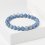 Браслет кианит синий Бразилия 8 мм 16 см