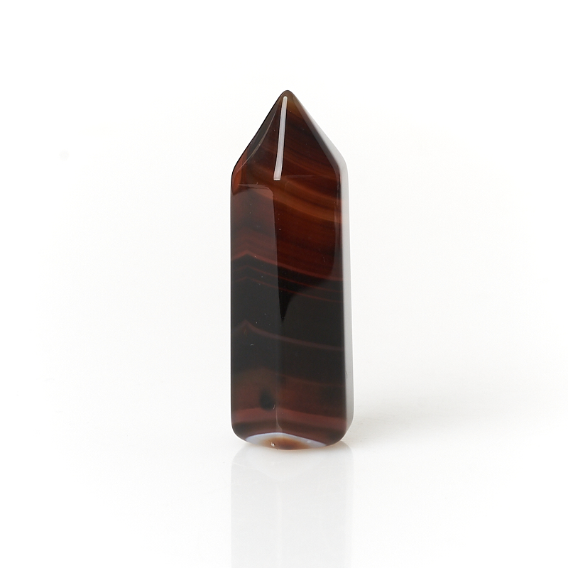 Кристалл агат коричневый Бразилия (ограненный) XS (3-4 см) (1 шт)