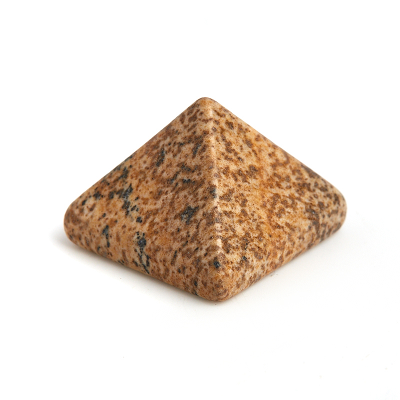 Пирамида яшма рисунчатая (песочная) Намибия 1-1,5 см