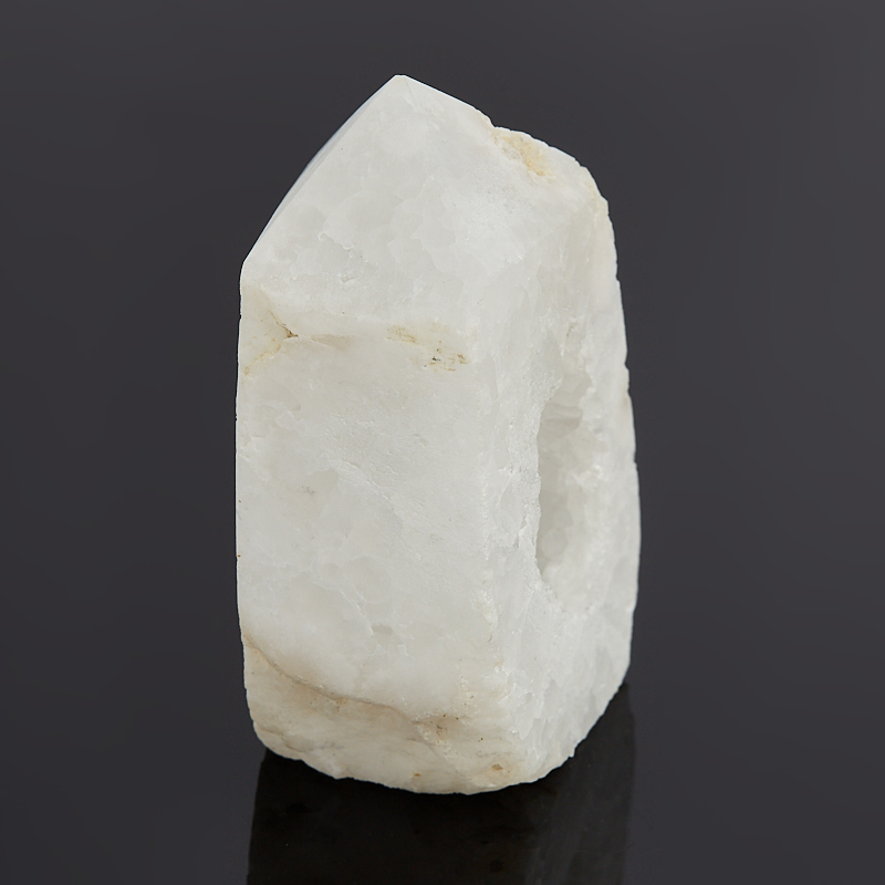 Кристалл агат белый Бразилия (ограненный) S (4-7 см)
