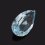 Огранка топаз голубой Бразилия груша (1 шт) 4*6 мм