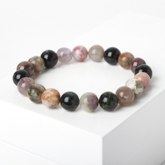 Браслет турмалин Бразилия 10 мм 17 см