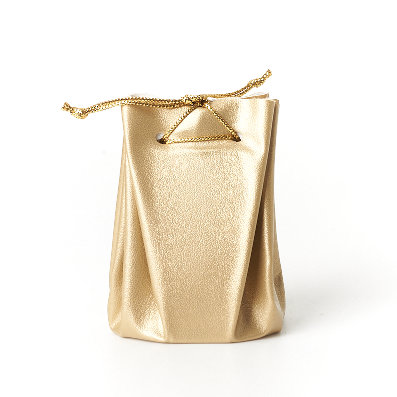 Подарочная упаковка (кожа иск.) универсальная (мешочек объемный) 80х60х55 мм