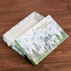 Подарочная упаковка (картон) универсальная (коробка) (микс) 280х170х65 мм