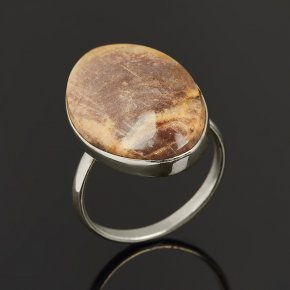 Кольцо солнечный камень Индия (нейзильбер) размер 18