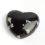 Сердечко обсидиан снежный США 2,5 см
