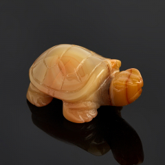 Черепаха агат абрикосовый Ботсвана 4,5 см