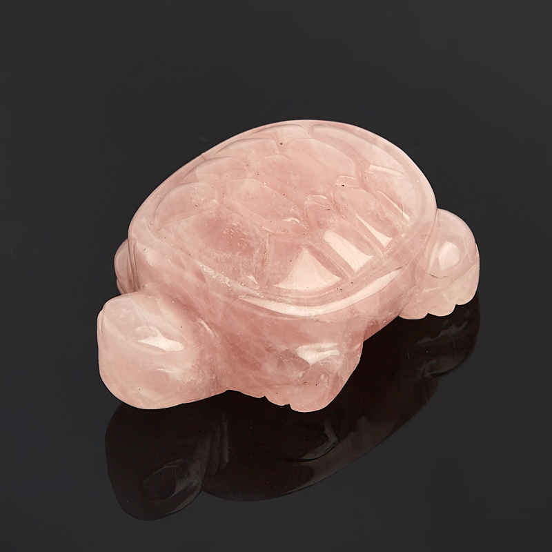 Черепаха розовый кварц Бразилия 4 см