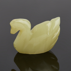 Лебедь оникс мраморный зеленый Пакистан 5,5 см