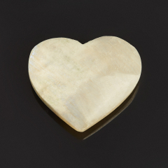 Сердечко лунный камень (адуляр) Индия 5-5,5 см