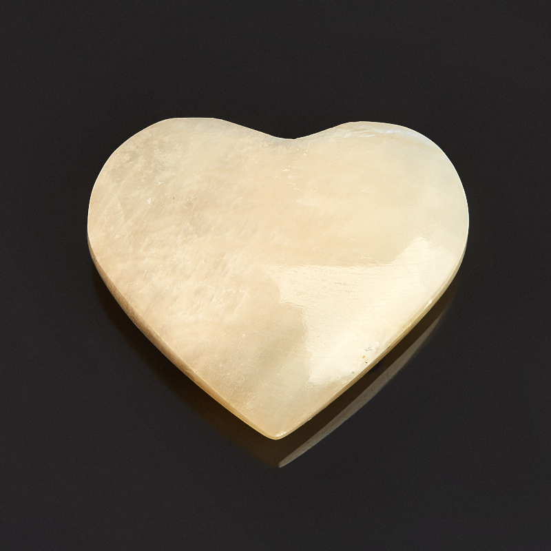 Сердечко лунный камень (адуляр) Индия 5-5,5 см