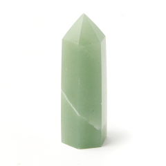 Кристалл авантюрин зеленый Бразилия (ограненный) S (4-7 см)