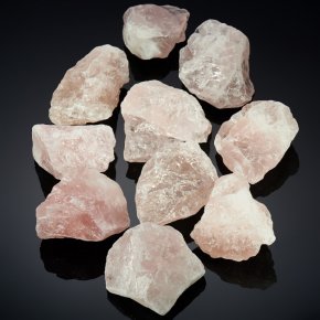 Образец розовый кварц Бразилия S (4-7 см) (1 шт)