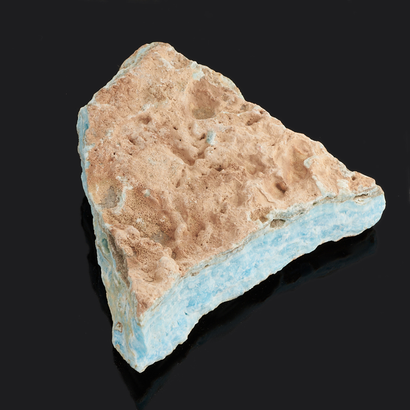 Образец арагонит голубой Китай L (12-16 см)