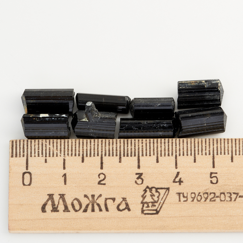 Кристалл турмалин черный (шерл) Россия (1-1,5 см) (1 шт)