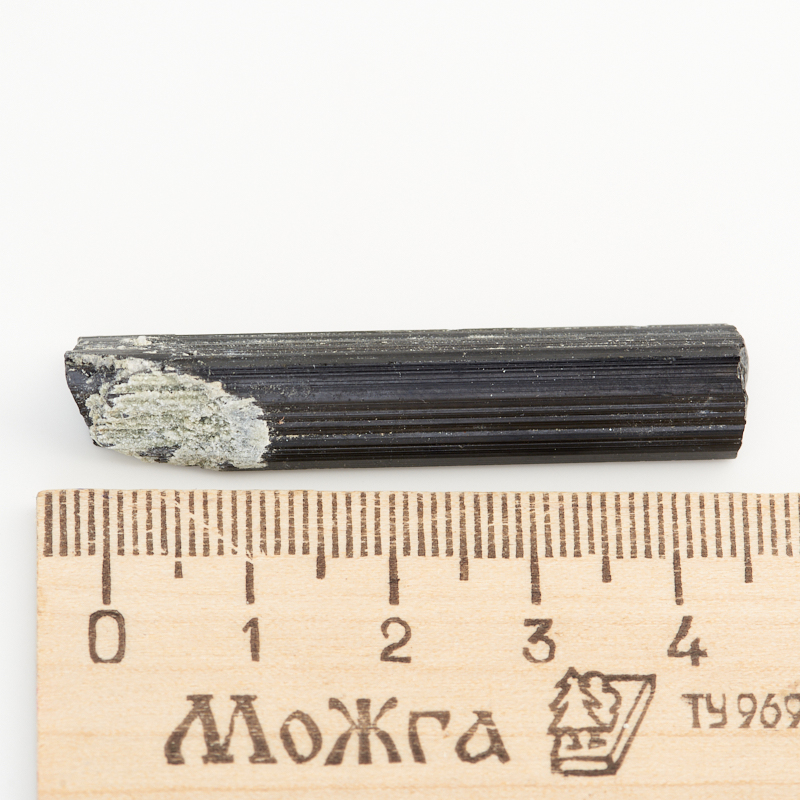Кристалл турмалин черный (шерл) Россия S (4-7 см)