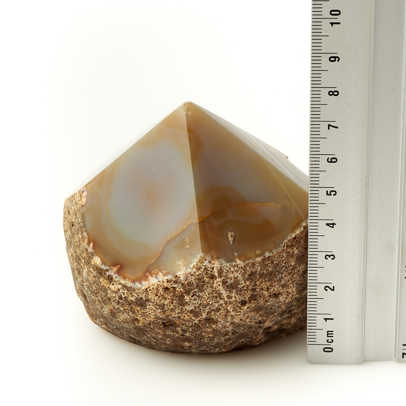 Кристалл агат серый Ботсвана M (7-12 см)