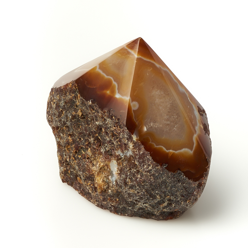 Кристалл агат коричневый Ботсвана S (4-7 см)