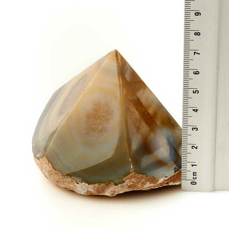 Кристалл агат серый Ботсвана M (7-12 см)