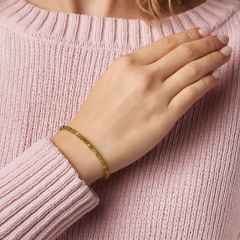 Браслет хризолит США (сталь хир.) огранка 3 мм 16 см (+3 см)