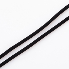 Шнурок (текстиль) (черный) 52 см (+5 см)
