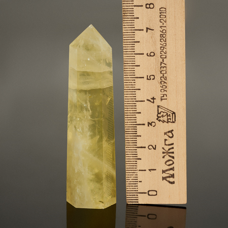 Кристалл цитрин Бразилия (ограненный) M (7-12 см)