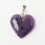 Кулон чароит Россия (биж. сплав) сердечко 4-4,5 см