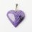 Кулон чароит Россия (биж. сплав) сердечко 4-4,5 см