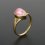 Кольцо родохрозит Аргентина (латунь позолота) размер 17