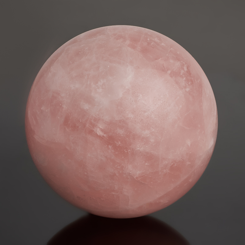 Шар розовый кварц Бразилия 7-7,5 см