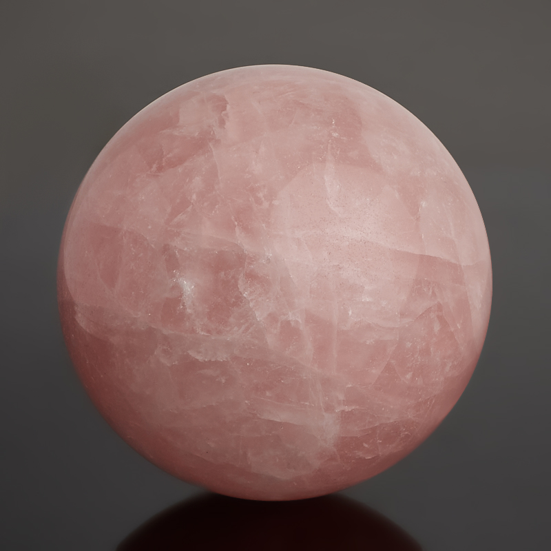 Шар розовый кварц Бразилия 7-7,5 см