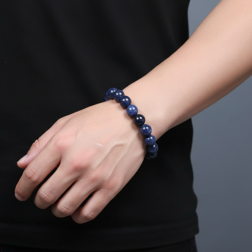 Браслет содалит Бразилия 10 мм 19 см