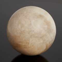 Шар лунный камень (беломорит) Индия 5,5-6 см